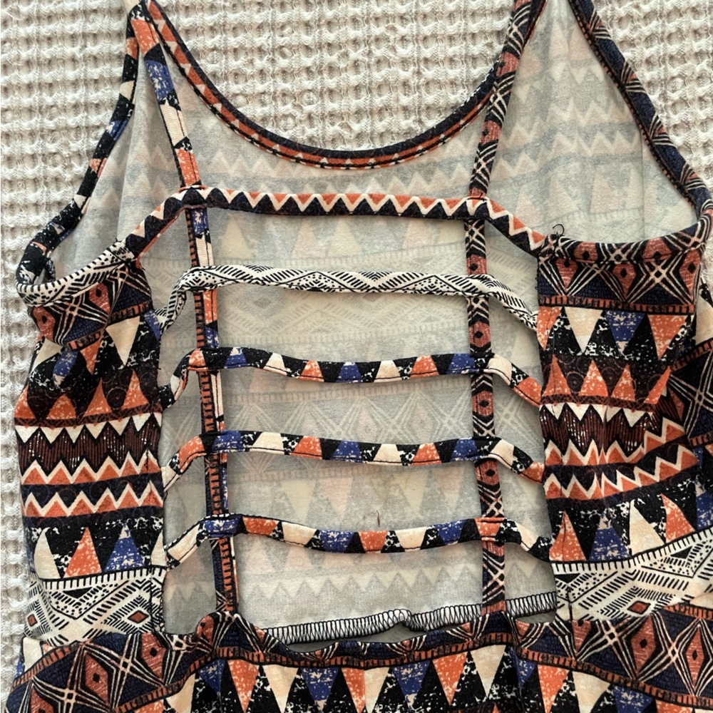 Aztec Print Mini Dress - Picture 2 of 4